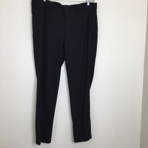 Men's Black Dress Pants - Classic Straight Fit